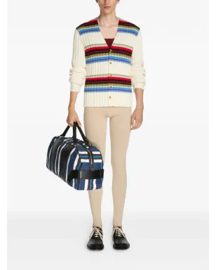 DRIES VAN NOTEN ストライプ Vネック カーディガン - サムネイル2