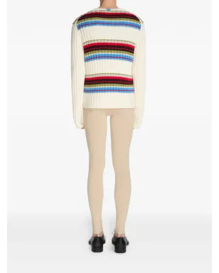 DRIES VAN NOTEN ストライプ Vネック カーディガン - サムネイル4