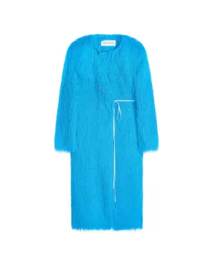DRIES VAN NOTEN フリンジ付きVネックコート - サムネイル1