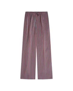 DRIES VAN NOTEN ゴム入りストライプパンツ グレー - サムネイル1