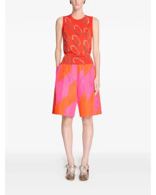 DRIES VAN NOTEN プリントショーツ - オレンジ - サムネイル2