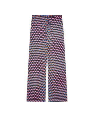 DRIES VAN NOTEN ドット柄シルクパンツ - サムネイル1