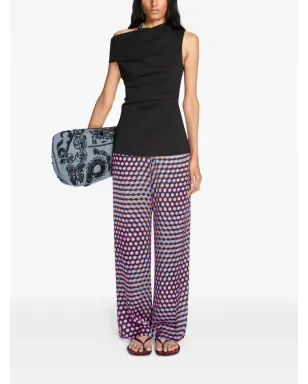 DRIES VAN NOTEN ドット柄シルクパンツ - サムネイル2