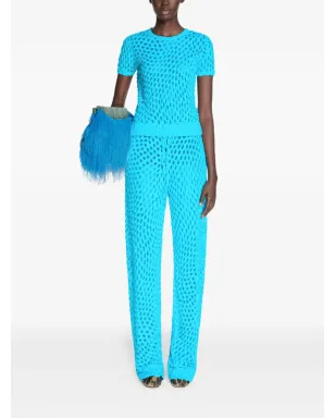 DRIES VAN NOTEN ドローストリング ジャージー トラウザー - サムネイル2