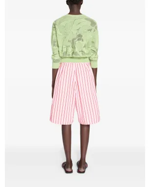 DRIES VAN NOTEN ストライプ柄コットンショーツ - サムネイル4