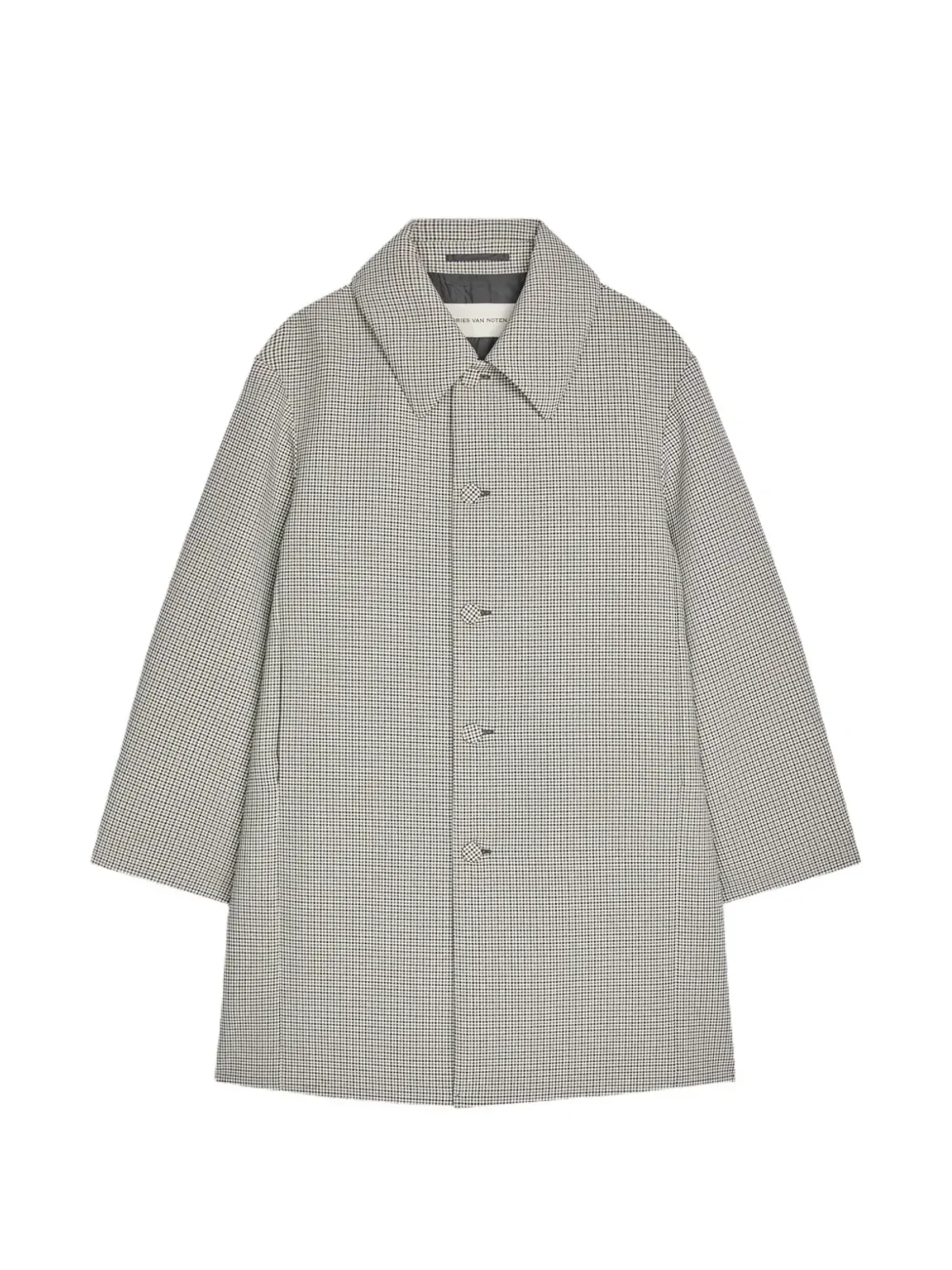 DRIES VAN NOTEN ギンガムチェックコート - 画像1
