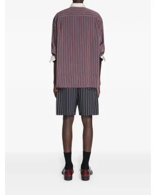 DRIES VAN NOTEN コントラストストライプシャツ - サムネイル4