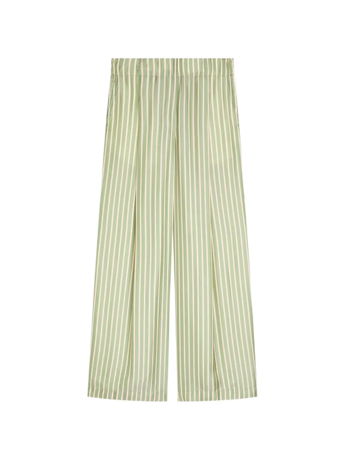 DRIES VAN NOTEN ストライプ柄プリーツパンツ - 画像1