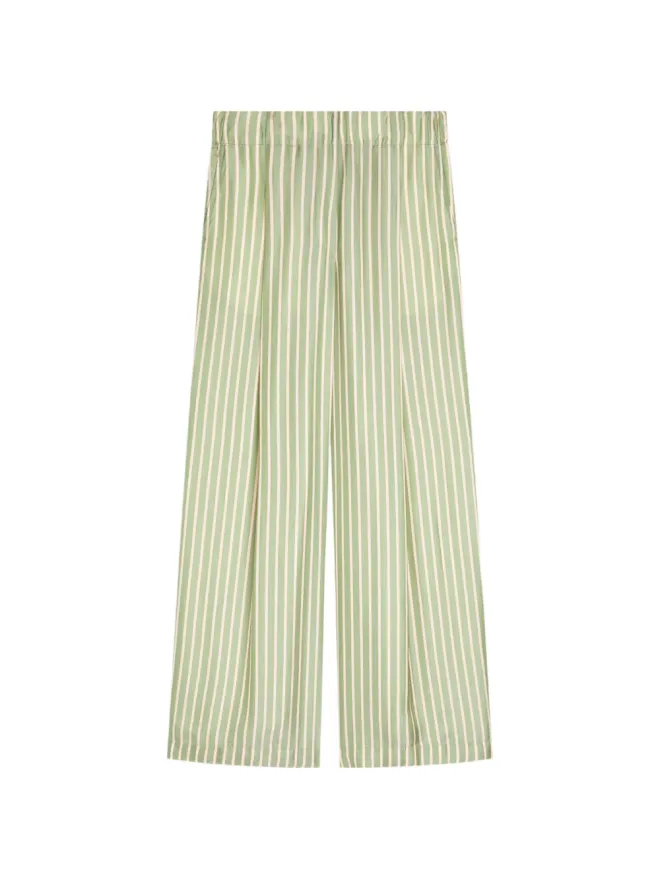 Dries Van Noten DRIES VAN NOTEN ストライプ柄プリーツパンツの商品画像