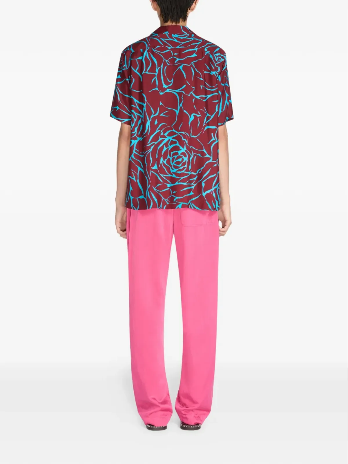 DRIES VAN NOTEN ローズプリントシャツ - 画像4