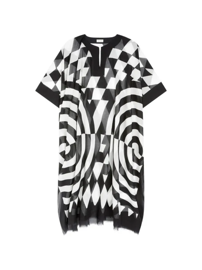 Dries Van Noten DRIES VAN NOTEN ルーズフィット プリント カフタンの商品画像
