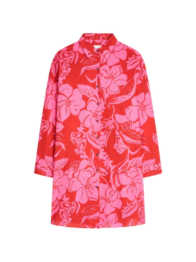 Dries Van Noten DRIES VAN NOTEN 花柄シャツミディドレスの商品画像