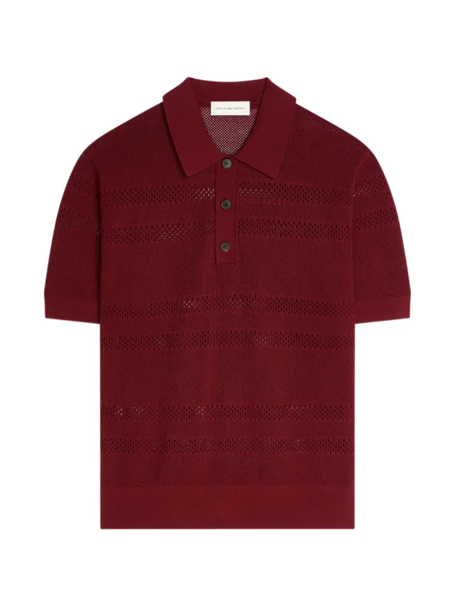 Dries Van Noten DRIES VAN NOTEN メッシュポロシャツの商品画像