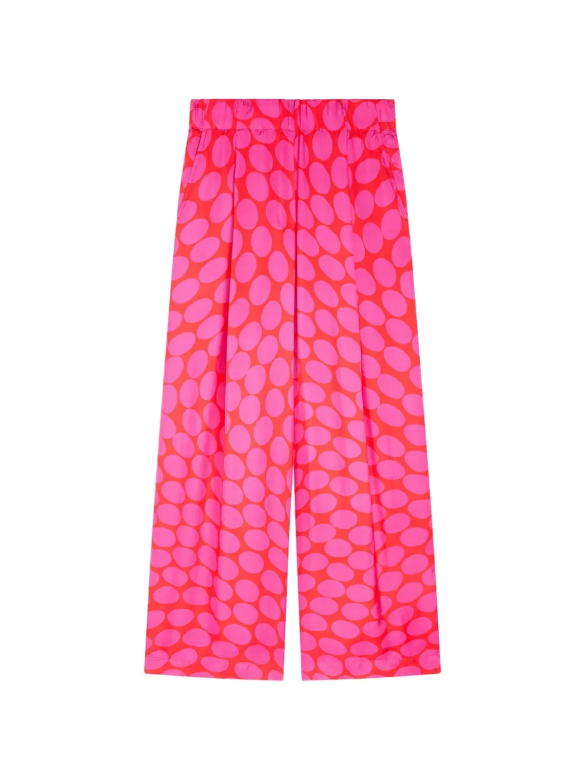 DRIES VAN NOTEN プリーツプリントパンツ - 画像1