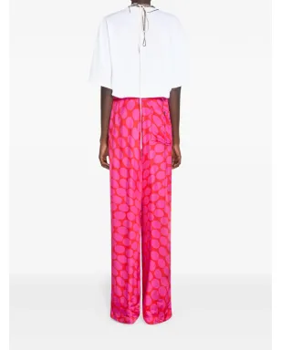 DRIES VAN NOTEN プリーツプリントパンツ - サムネイル4