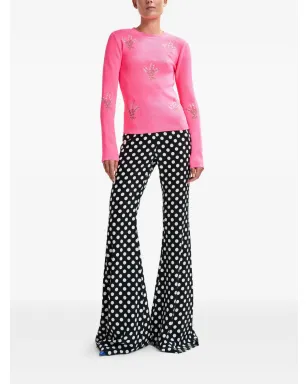 Essentiel Antwerp ポルカドット柄フレアパンツ - サムネイル2