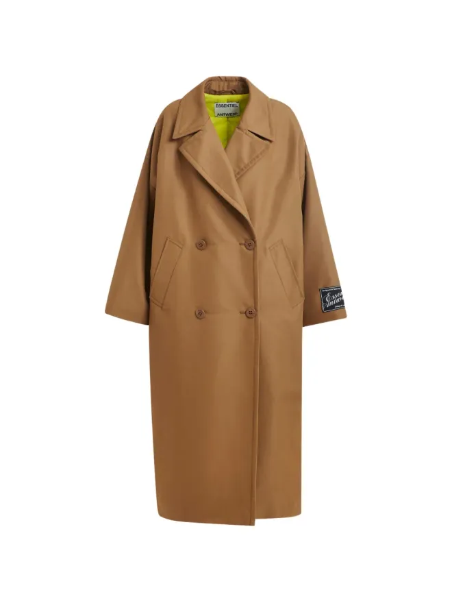 Essentiel Antwerp Essentiel Antwerp ロゴパッチ ダブルブレストコートの商品画像