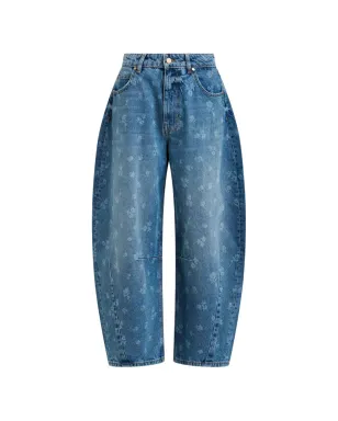 Essentiel Antwerp 花柄プリントジーンズ - サムネイル1