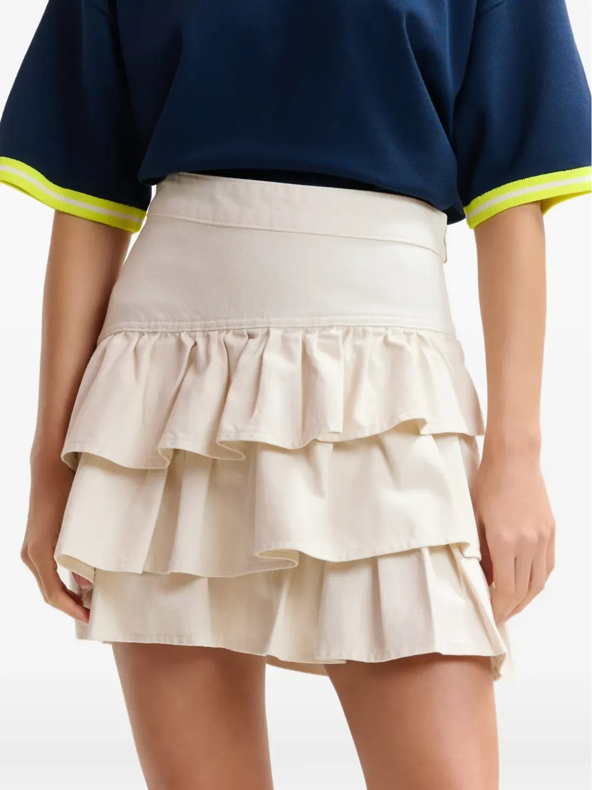 Essentiel Antwerp フリル付きミニスカート - 画像5