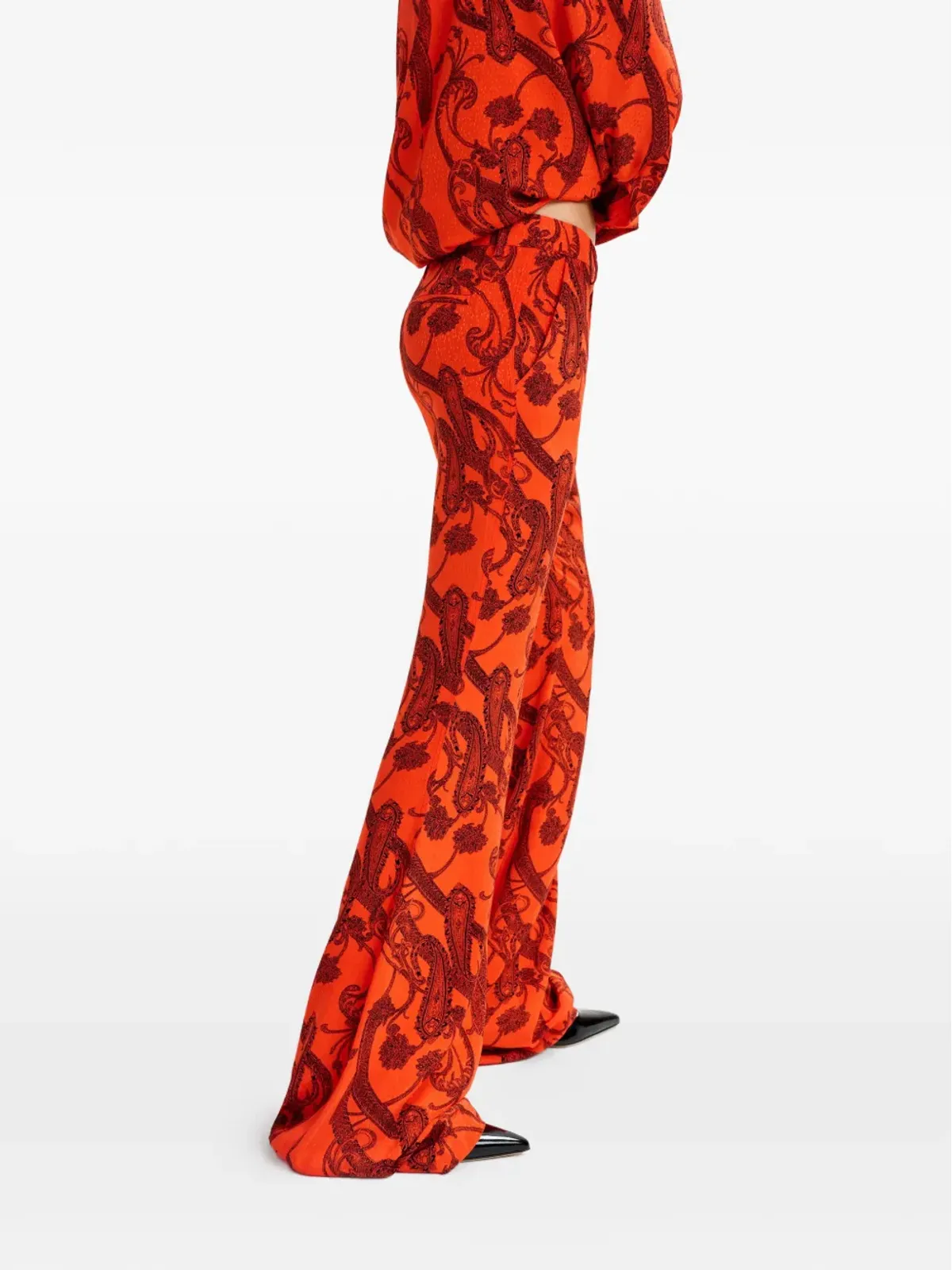 Essentiel Antwerp ペイズリーフレアパンツ - 画像5