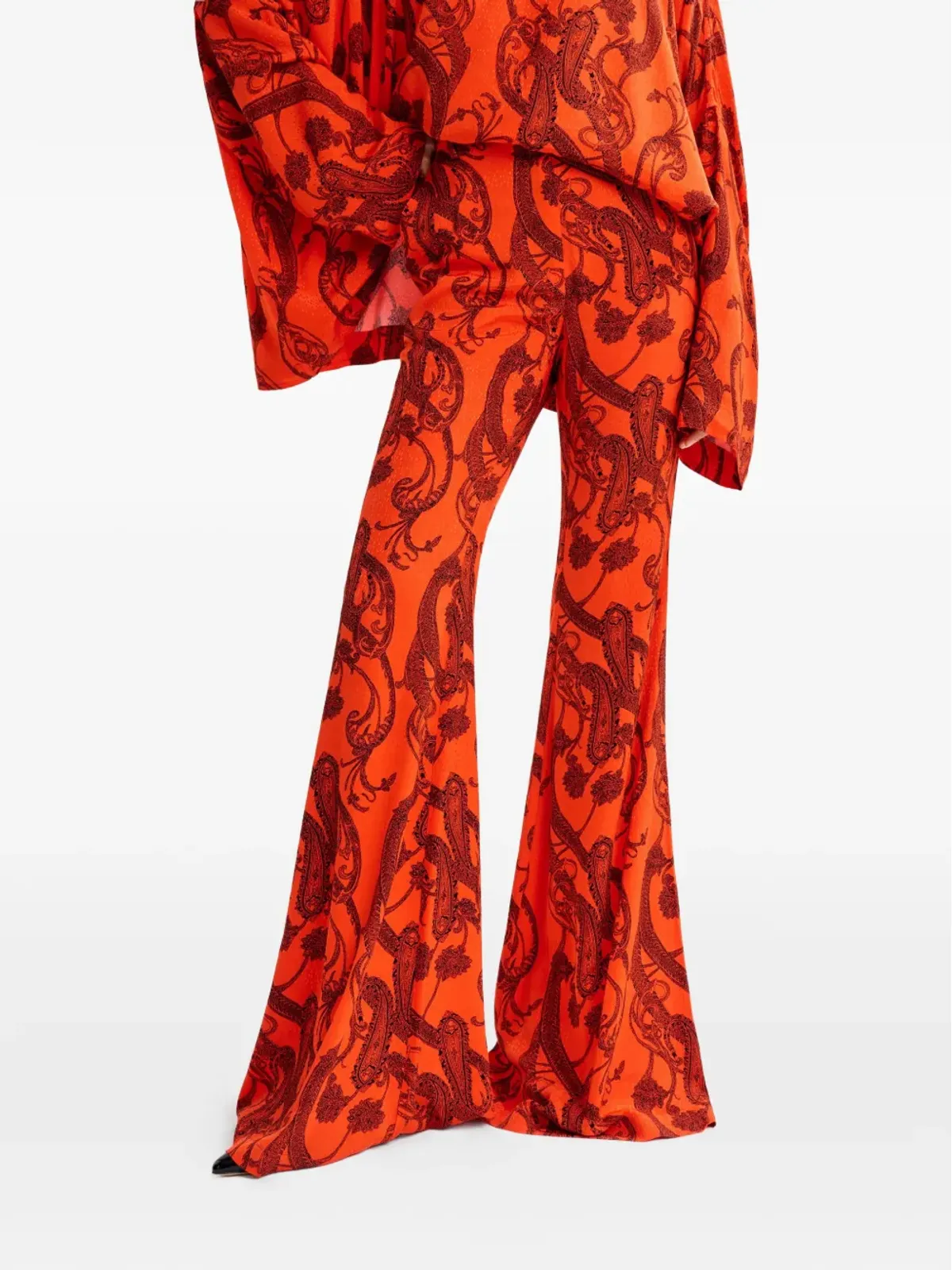 Essentiel Antwerp ペイズリーフレアパンツ - 画像4