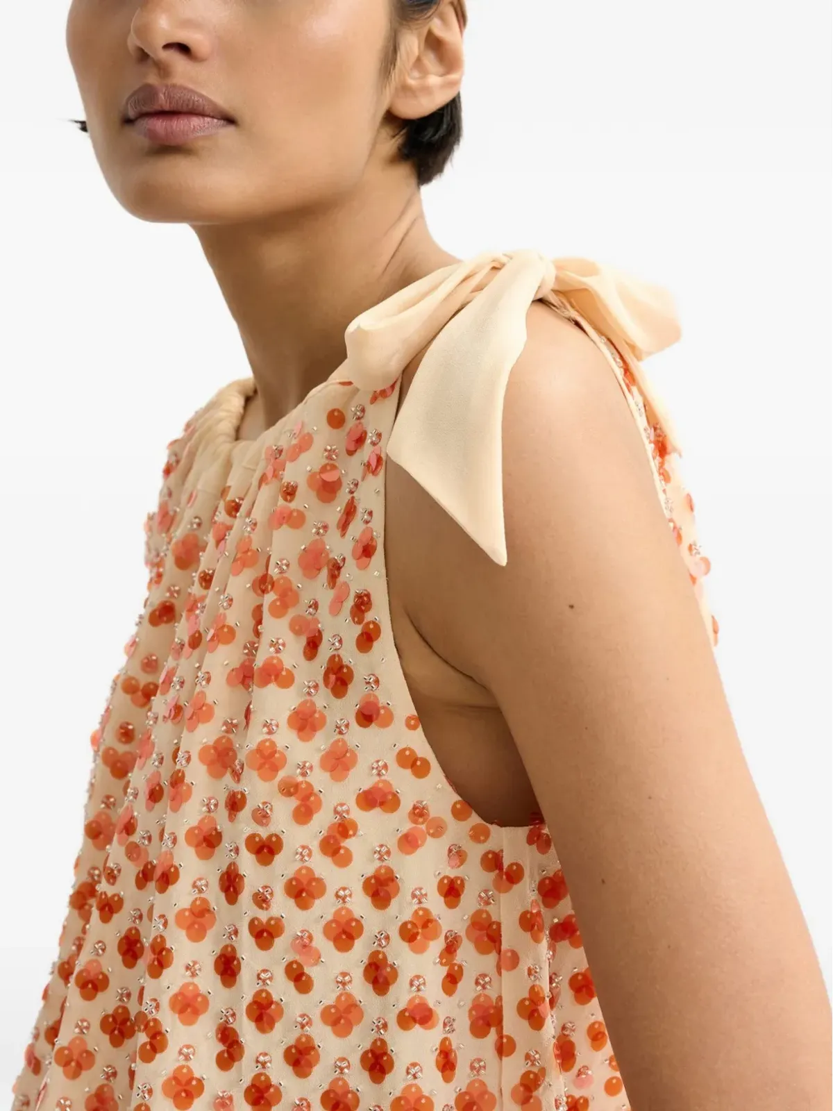 Essentiel Antwerp スパンコール装飾ブラウス - Neutrals - 画像5