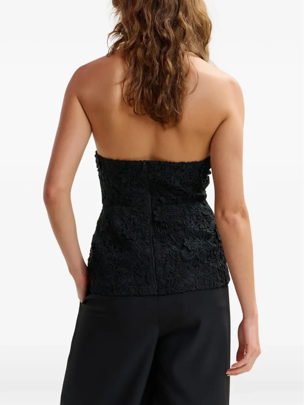 Essentiel Antwerp Jarot 花柄レースのブラウス - 画像5