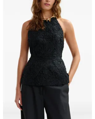 Essentiel Antwerp Jarot 花柄レースのブラウス - サムネイル4