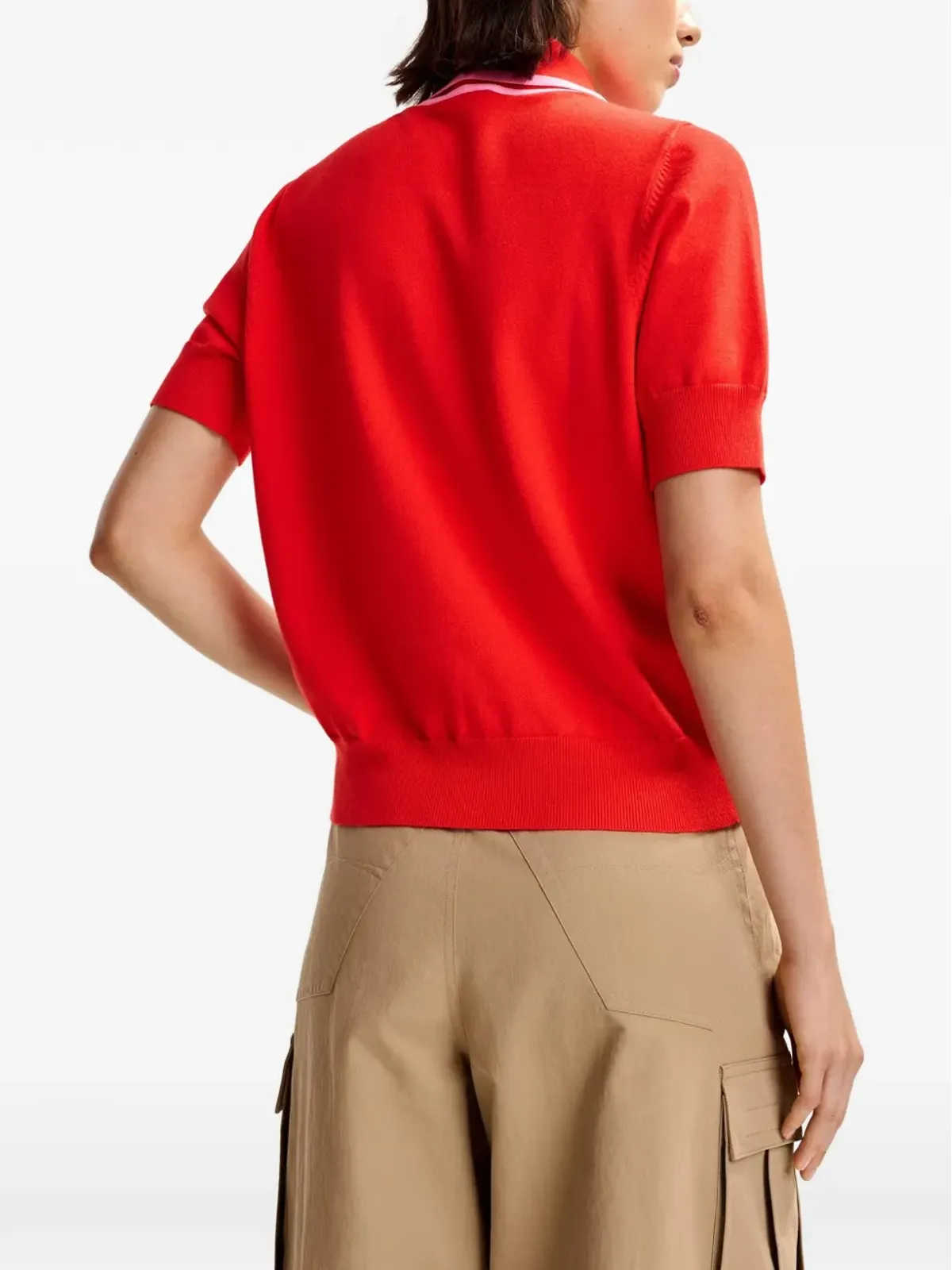 Essentiel Antwerp ジョンダ スカーフタイ付き Tシャツ - 画像5
