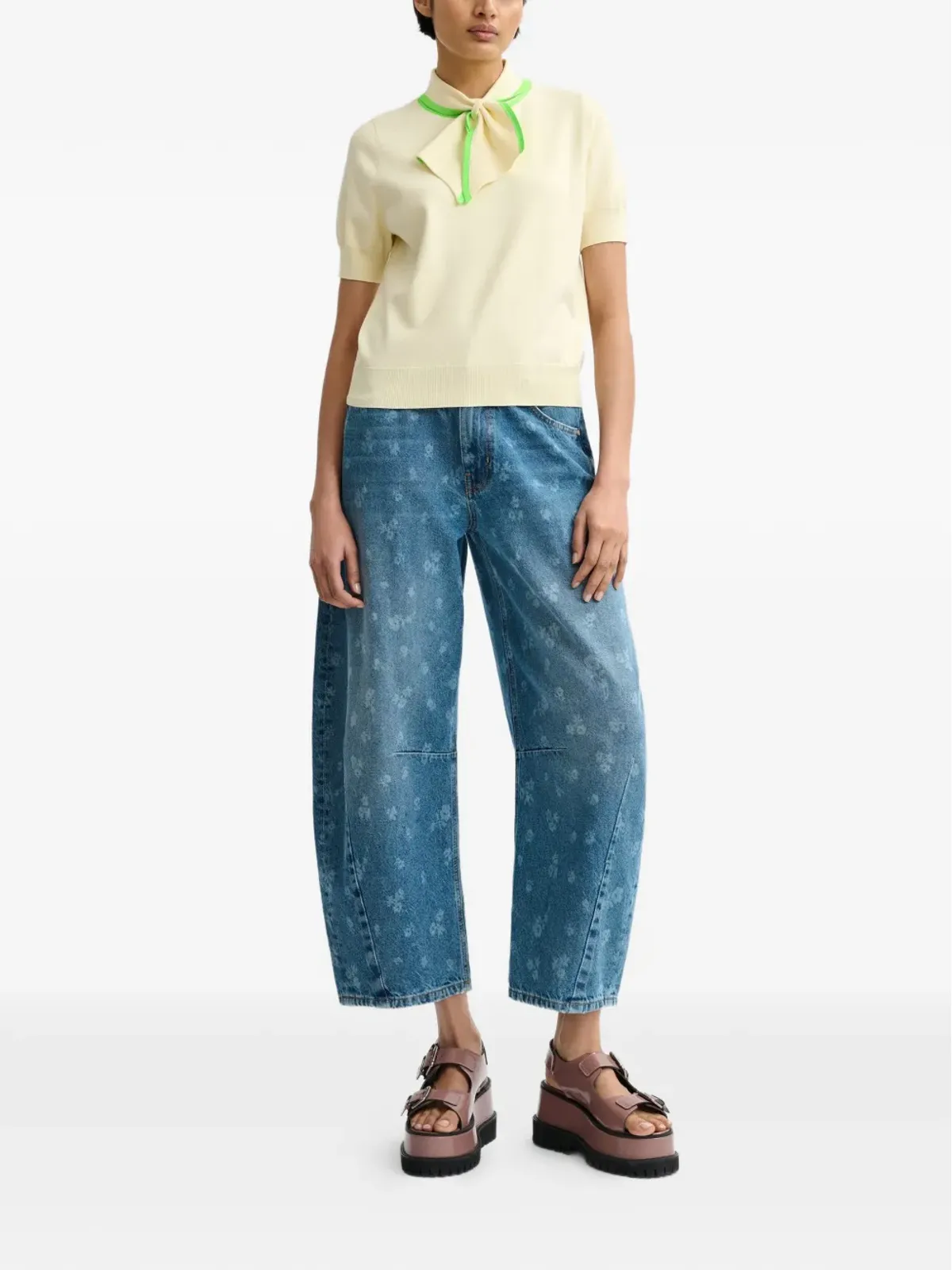 Essentiel Antwerp ジョンダ半袖トップ - 画像2
