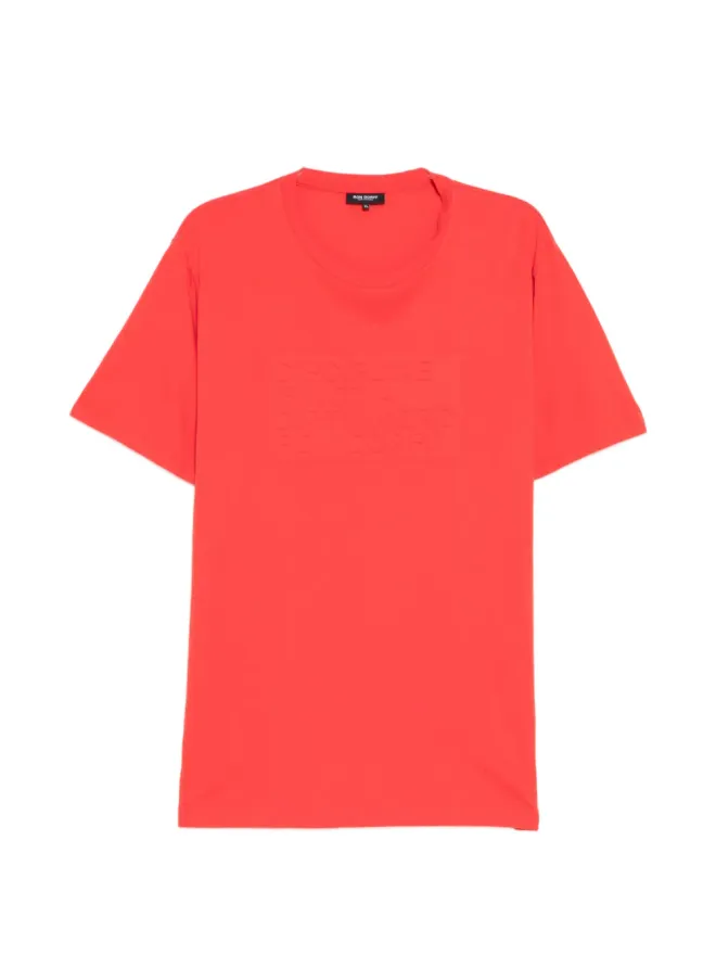 Ron Dorff Ron Dorff テキスト クルーネックTシャツ - オレンジの商品画像