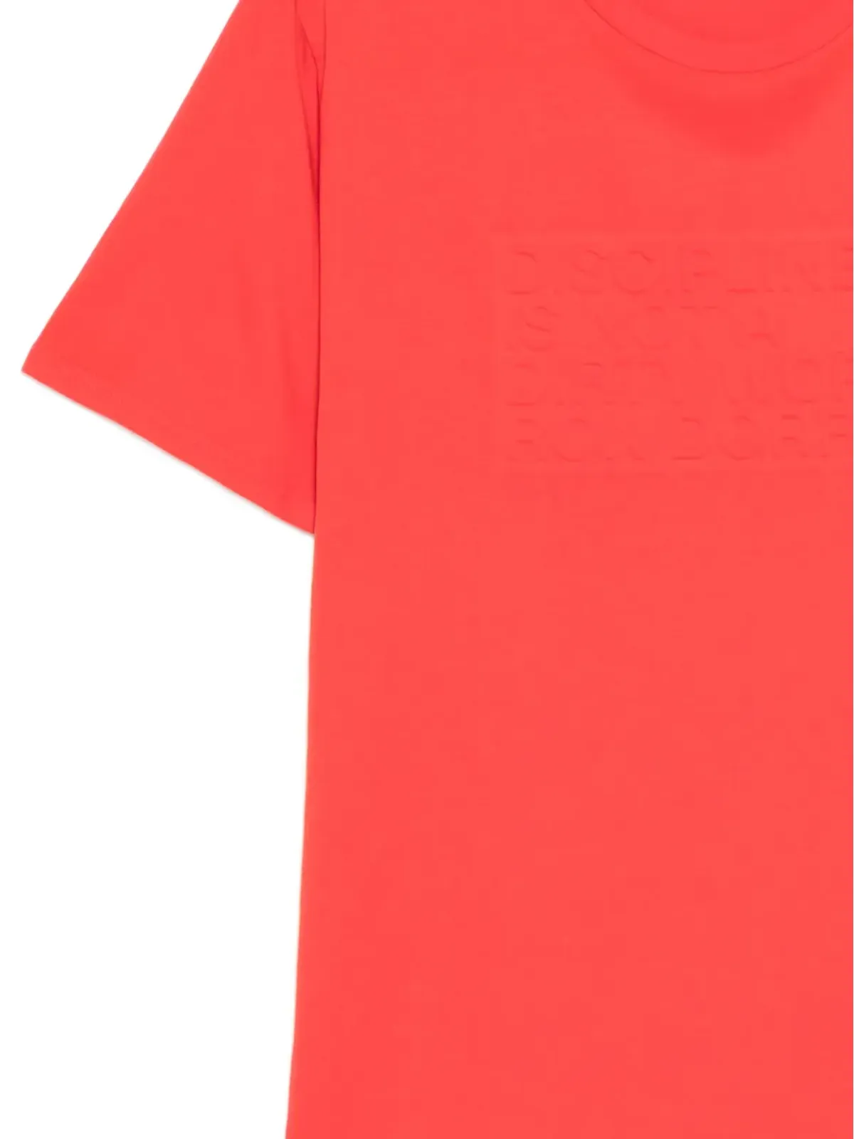Ron Dorff テキスト クルーネックTシャツ - オレンジ - 画像3