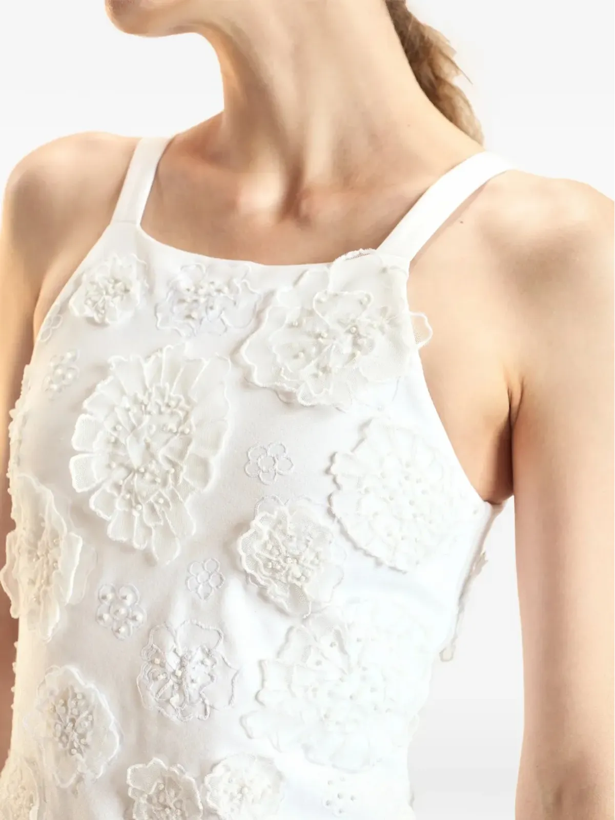Cynthia Rowley 花柄アップリケドレス - 画像5