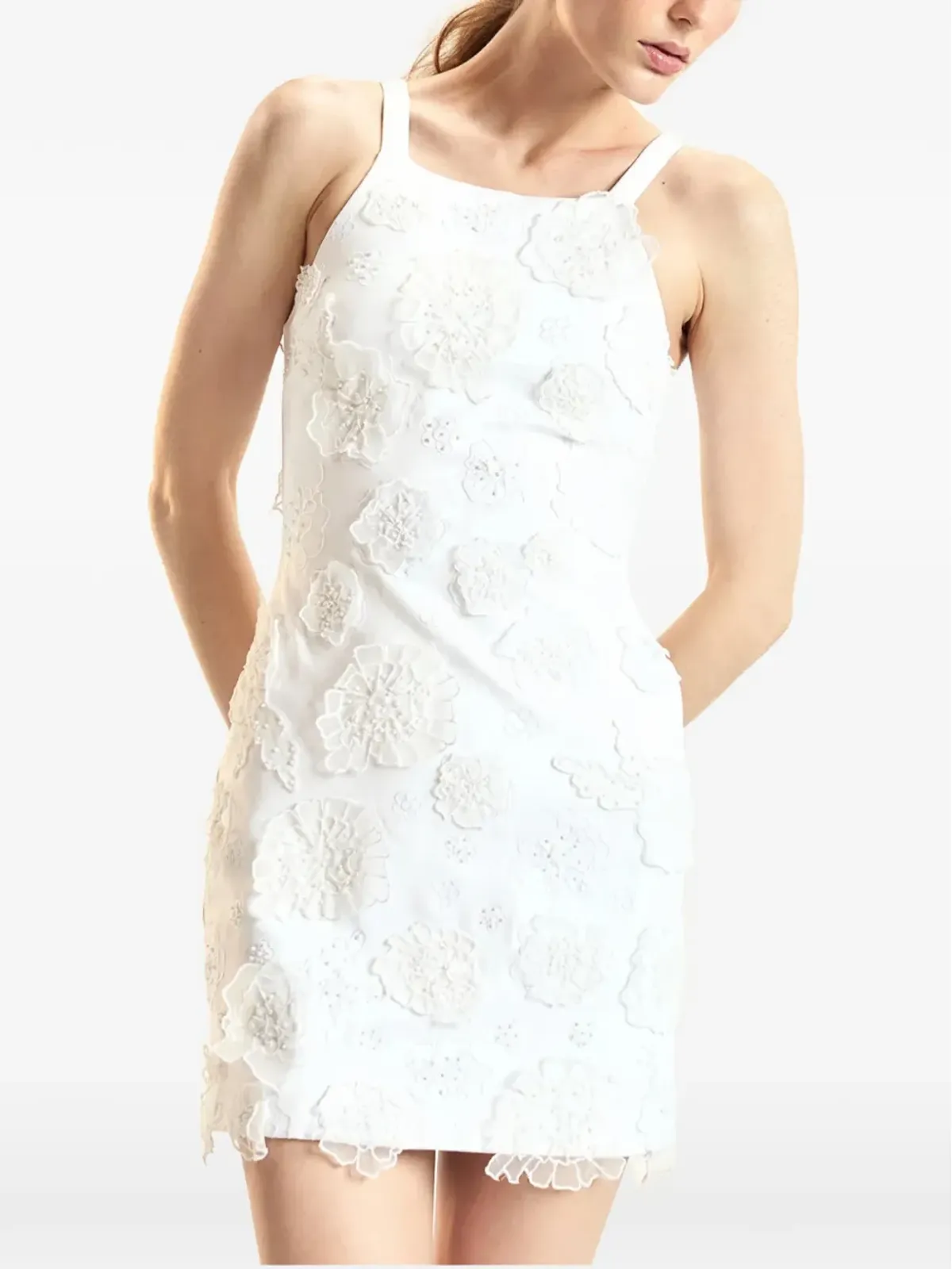 Cynthia Rowley 花柄アップリケドレス - 画像2