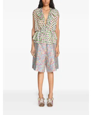 DRIES VAN NOTEN ジャカードショートパンツ - サムネイル2