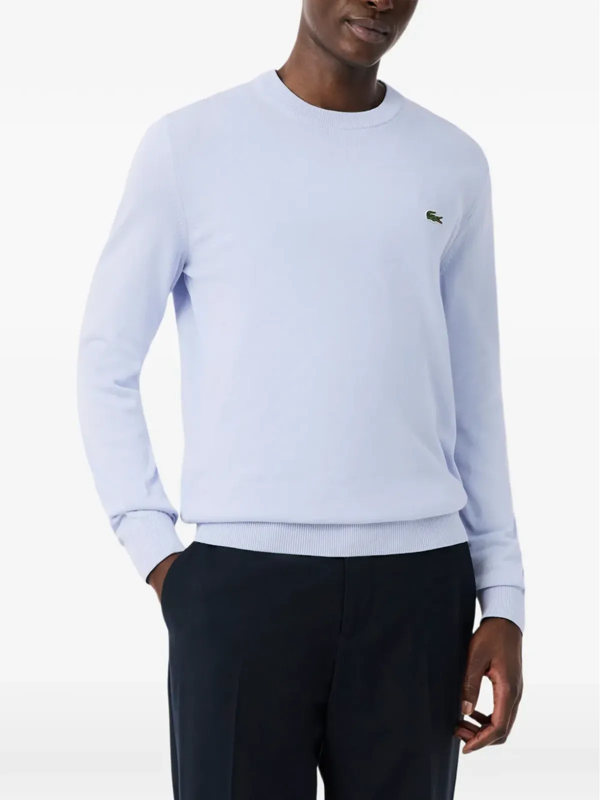 Lacoste ロゴ入りスリムフィットセーター - 画像2