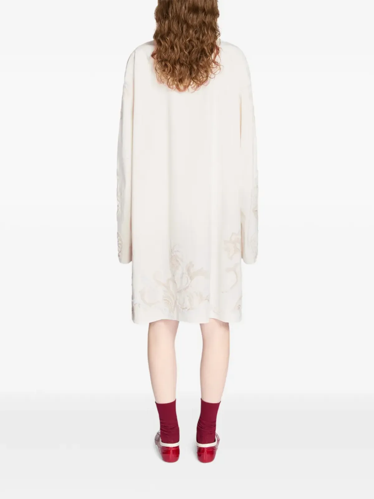 DRIES VAN NOTEN 刺繍コート - 画像4