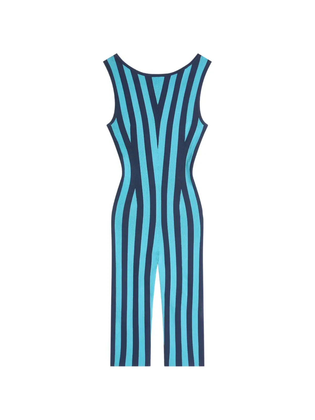 DRIES VAN NOTEN ストライプ柄ジャンプスーツ - 画像1