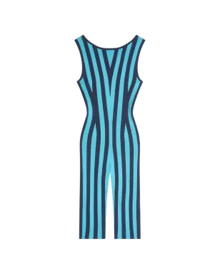 DRIES VAN NOTEN ストライプ柄ジャンプスーツ - サムネイル1