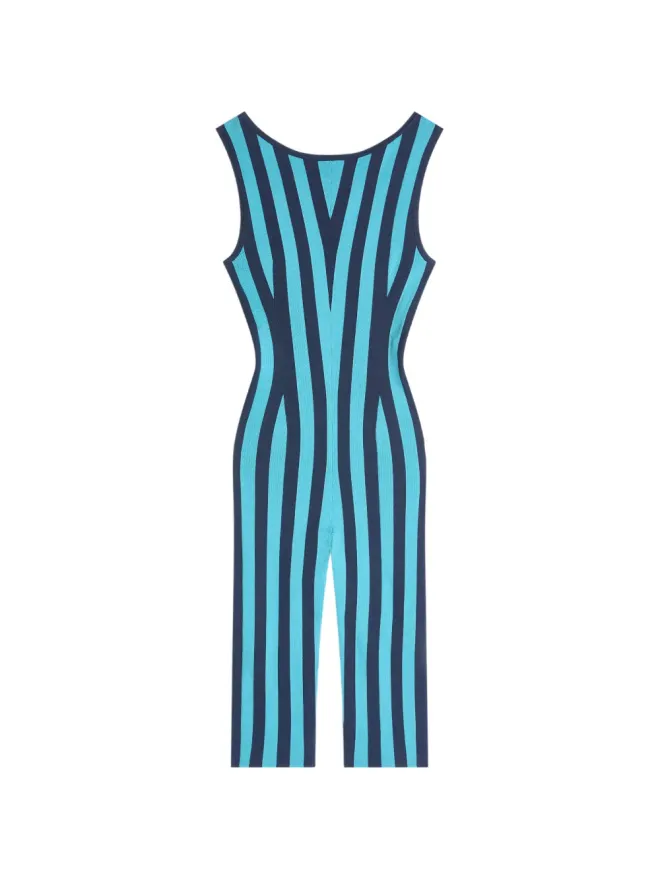 Dries Van Noten DRIES VAN NOTEN ストライプ柄ジャンプスーツの商品画像