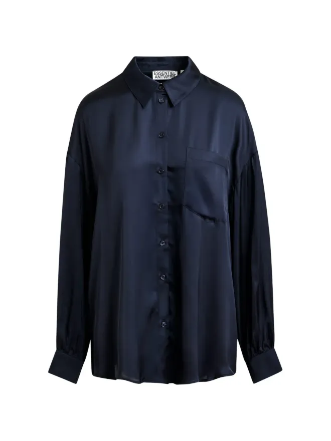 Essentiel Antwerp Essentiel Antwerp フリルスリーブシャツの商品画像