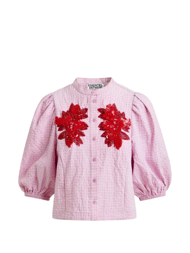 Essentiel Antwerp Essentiel Antwerp 花柄パフスリーブシャツの商品画像