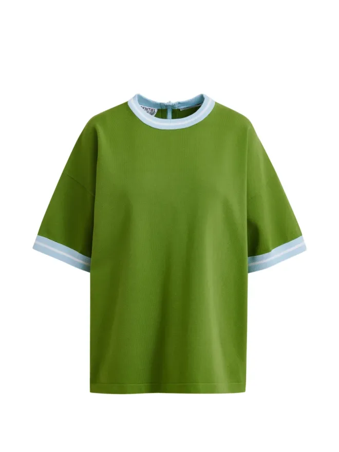 Essentiel Antwerp Essentiel Antwerp ジスマート ジップファスナー付きトップ - グリーンの商品画像