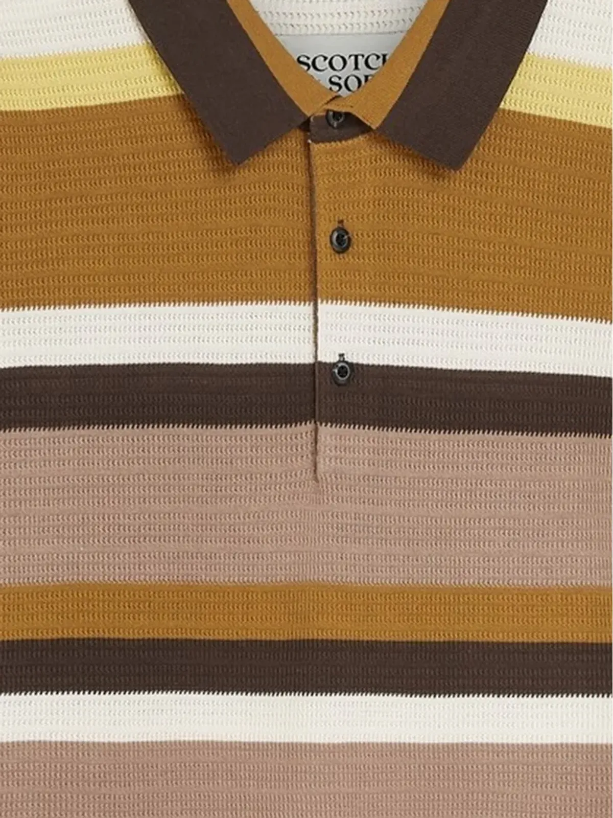 Scotch & Soda ストライプポロシャツ - 画像2