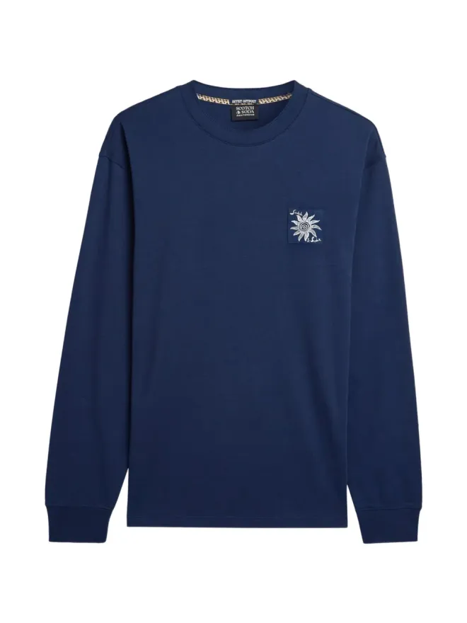 Scotch & Soda Scotch & Soda パッチ長袖Tシャツの商品画像