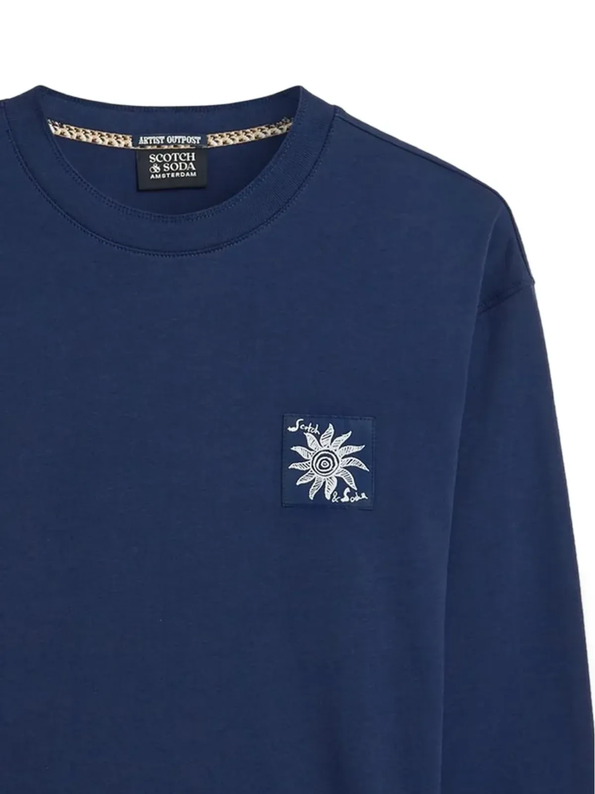Scotch & Soda パッチ長袖Tシャツ - 画像2