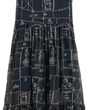 Scotch & Soda パターン柄Vネックミディドレス - サムネイル2
