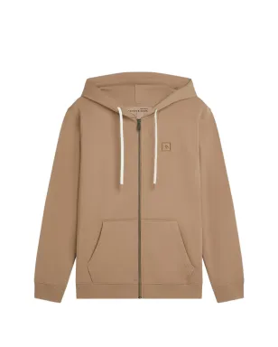 Scotch & Soda ジップアップフーディ ブラウン - サムネイル1