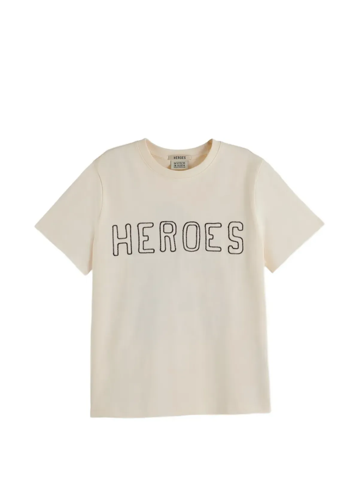Scotch & Soda 40周年プリント入りコットンTシャツ - 画像1