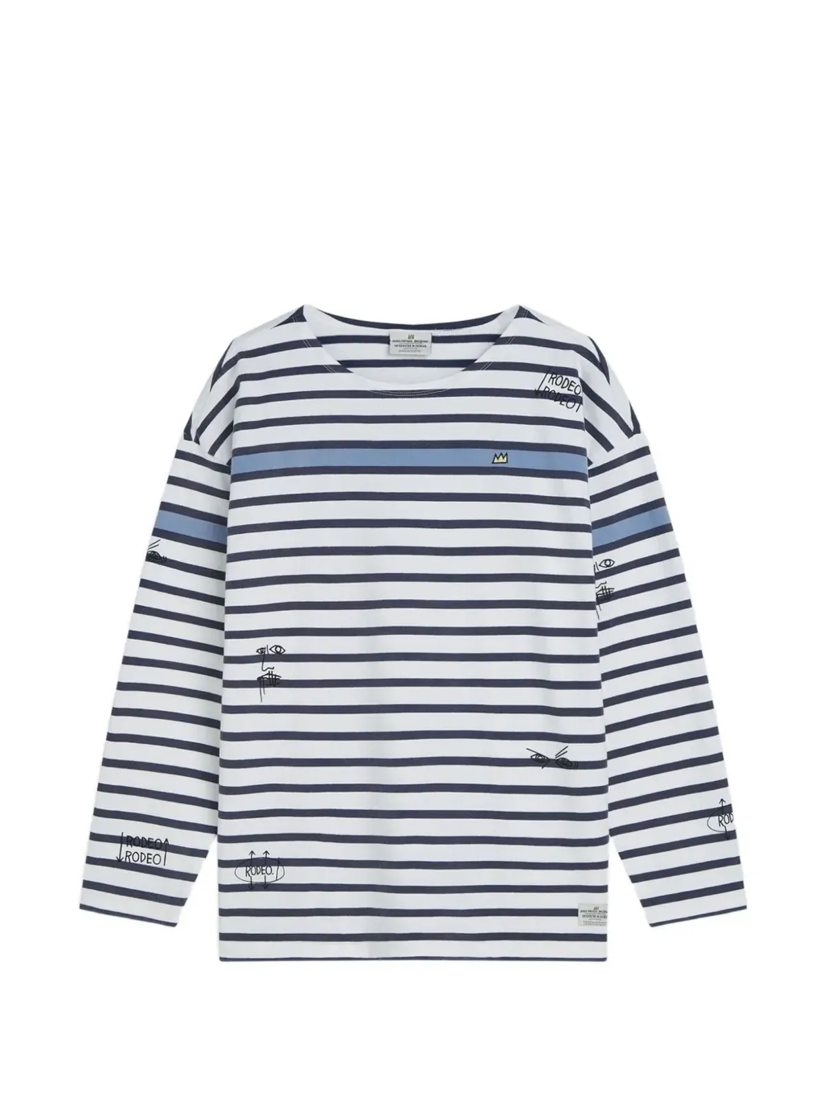 Scotch & Soda x Basquiat ブレトンストライプTシャツ - 画像1